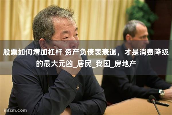 股票如何增加杠杆 资产负债表衰退，才是消费降级的最大元凶_居民_我国_房地产