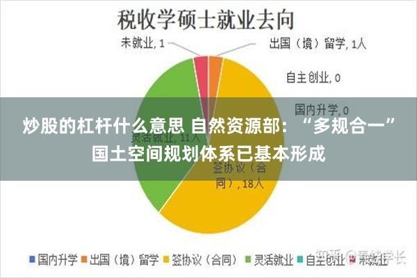 炒股的杠杆什么意思 自然资源部：“多规合一”国土空间规划体系已基本形成