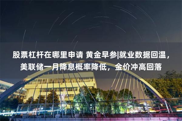 股票杠杆在哪里申请 黄金早参|就业数据回温，美联储一月降息概率降低，金价冲高回落